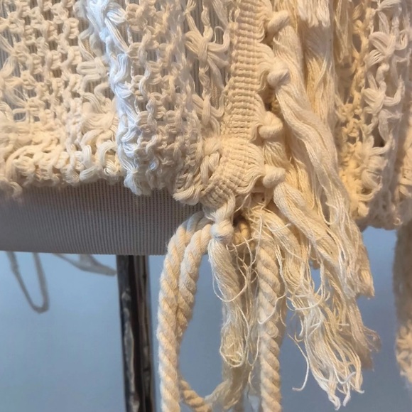 NWOT RARE See by Chloe Crochet Pullover Sweater in Cream/White Size 34 - Picture 15 of 17